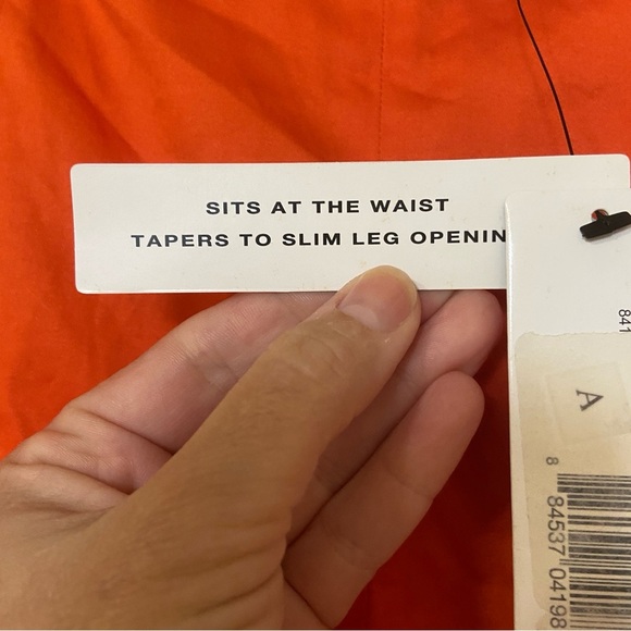 Womens Ellen Tracy Orange Pants - Picture 5 of 13